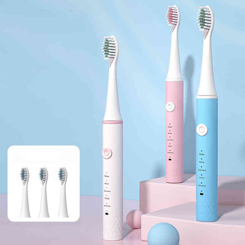 Electric Sonic Toothbrush Whitening Smart 5 Modes USB Charge Rechargeable Adult Waterproof Electronic Tooth Brushes Cepillo De Dientes Sonico Electric