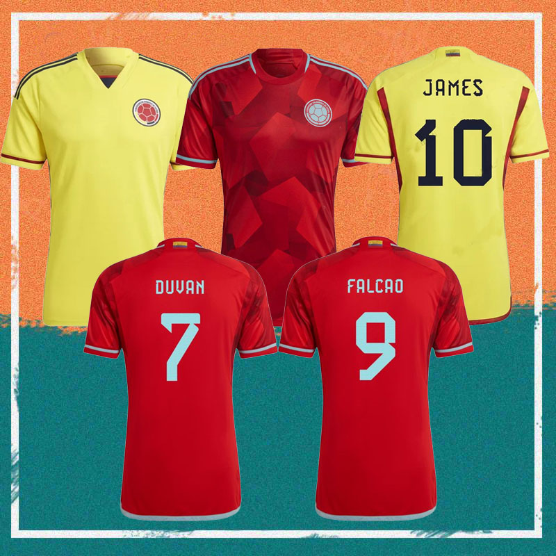 2022 Colombia #10 JAMES Soccer Jerseys 22/23 Home #9 FALCAO #11 CUADRAD Shirt GUARIN DUVAN L.DIAZ SANCHEZ National Team VALDERRAMA Football uniform, Away
2022 Colombia #10 JAMES Soccer Jerseys 22/23 Home #9 FALCAO #11 CUADRAD Shirt GUARIN DUVAN L.DIAZ SANCHEZ National Team VALDERRAMA Football uniform, Away