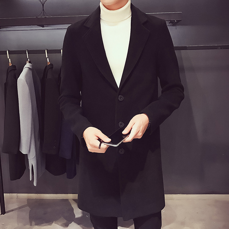 Men's Jackets Jacket Men Spring Wool Men Clothing Casual Business Coat Mens Leisure Overcoat Male Punk Coats Windbreaker Jackets for Men 220919