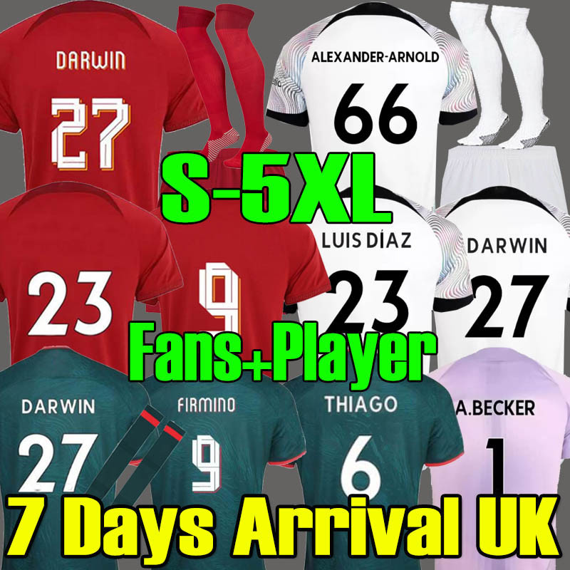 XXXL 4XL 5XL 22/23 soccer jerseys fans Player DARWIN ALEXANDER ARNOLD GKDARWIN 2022 2023 DIOGO Fabinho Jones A.BECKER ROBERTSON Men kids sets Big Size Football shirt, 22 23 3rd patch
XXXL 4XL 5XL 22/23 soccer jerseys fans Player DARWIN ALEXANDER ARNOLD GKDARWIN 2022 2023 DIOGO Fabinho Jones A.BECKER ROBERTSON Men kids sets Big Size Football shirt, 22 23 3rd patch
