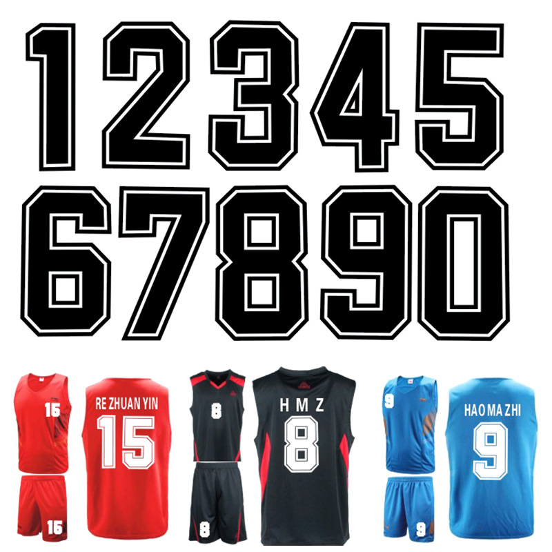 Notions Iron on Numbers Sports T Shirt Heat Transfer Stickers 0 to 9 Jersey Number DIY for Football Team Uniform 20cm
Notions Iron on Numbers Sports T Shirt Heat Transfer Stickers 0 to 9 Jersey Number DIY for Football Team Uniform 20cm