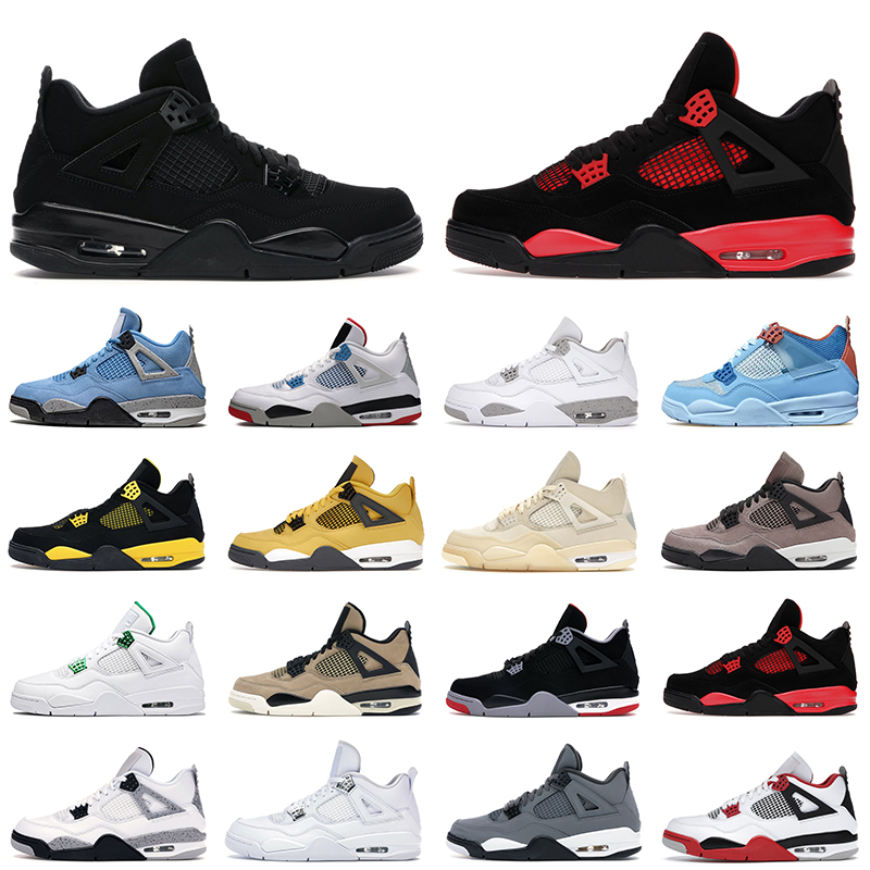 2023 4 4s Basketball Shoes Mens Womens Sneaker Military Black Cat Fire Red White Oreo University Blue Thunder Trainers Sports Sneakers, Infrared
2023 4 4s Basketball Shoes Mens Womens Sneaker Military Black Cat Fire Red White Oreo University Blue Thunder Trainers Sports Sneakers, Infrared