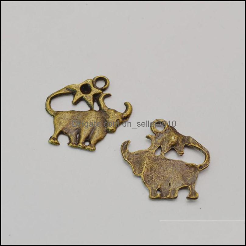 Charms Mixed Sp Zodiac Charms Dangle Beads Fit Bracelet Pendant Earrings Diy Jewelry Making Findings Accessiors 120Pcs/Lot C3 Drop De Dhv2T