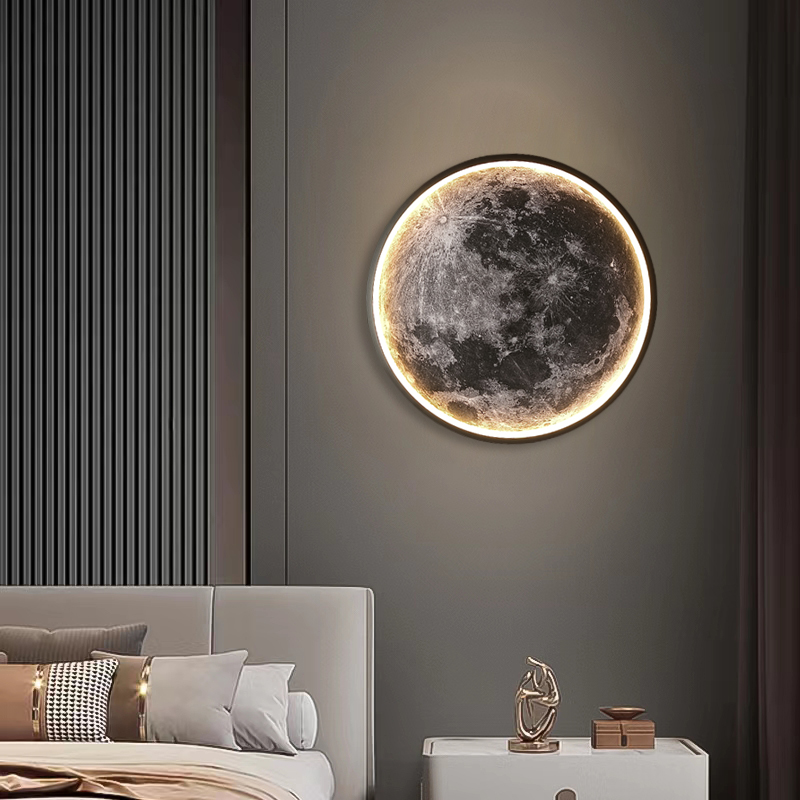 Modern LED Wall Lamp Moon Indoor Lighting For Bedroom Hall Room HOME Decor Fixture Lights Lusters Lamps