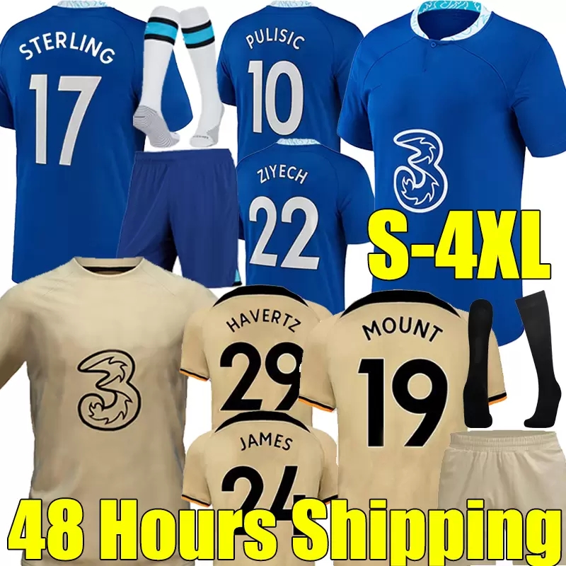 Thailand STERLING MOUNT CFC soccer jerseys AU BA me Yang 22 23 Fans player HAVERTZ KANTE WERNER PULISIC ZIYECH 2022 2023 Men kit socks full sets football shirt Top, Away kids
Thailand STERLING MOUNT CFC soccer jerseys AU BA me Yang 22 23 Fans player HAVERTZ KANTE WERNER PULISIC ZIYECH 2022 2023 Men kit socks full sets football shirt Top, Away kids