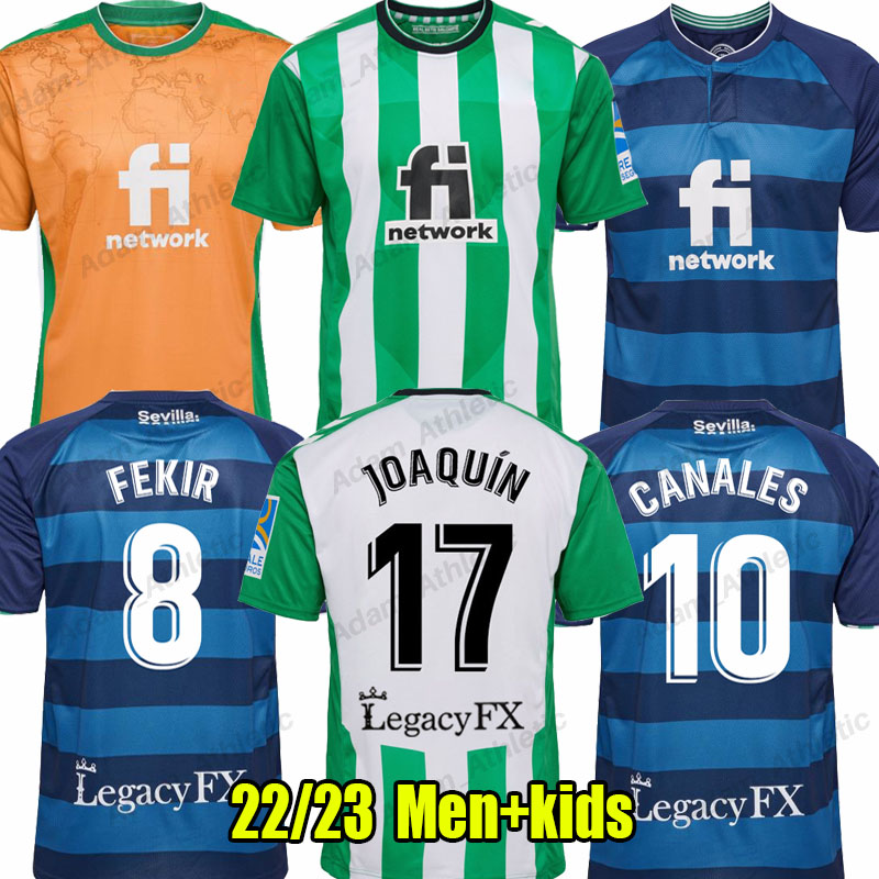 Camiseta Real Betis soccer Jerseys 22 23 JOAQUIN CANALES FEKIR L.FELIPE football shirts men kids kit G.RODRIGUEZ B.IGLESIAS L.HENRIQUE WILLIAN J. jersey 2022 2023, 22-23 away kids
Camiseta Real Betis soccer Jerseys 22 23 JOAQUIN CANALES FEKIR L.FELIPE football shirts men kids kit G.RODRIGUEZ B.IGLESIAS L.HENRIQUE WILLIAN J. jersey 2022 2023, 22-23 away kids