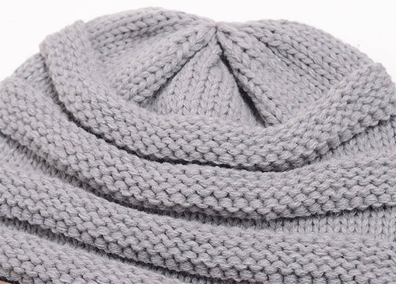 CC Knitted Hats Trendy Winter Beanie Warm Oversized Chunky Skull Caps Soft Cable Knit Slouchy Crochet Hats 17 Colors 20pcs TCC039585855