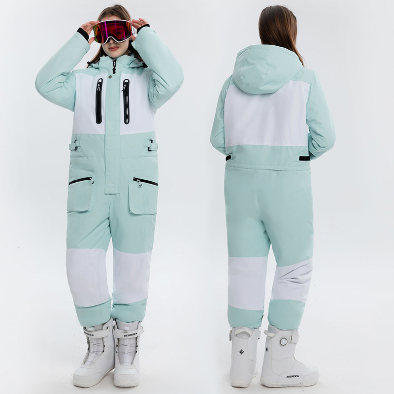 Skiing Suits Waterproof Ski Suit Women Thermal snowboarding Jumpsuit Female Mountain Sport Woman Overall Ladies Clothes 220906