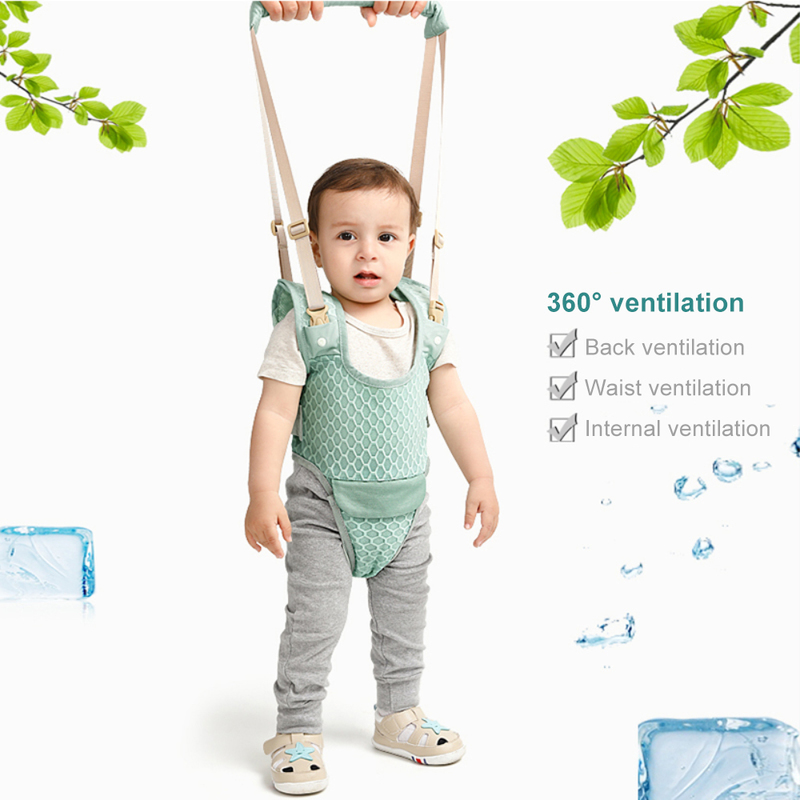 Carriers Slings Backpacks Baby Walker Sling Toddler Belt Backpack Children Kids Walking Learning Summer Activity Gear Detachable Traction Rope Dual-us