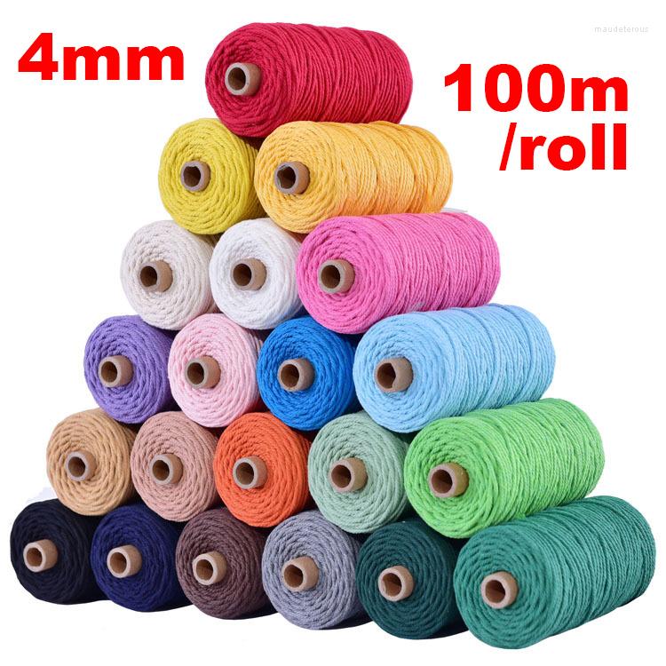 Clothing Yarn 100m/roll 4mm Macrame Cord Handmade Crafts Cotton Arts Rope String DIY Basketry Braids Arti Home Decoration Supply, 100m 4mm 03
Clothing Yarn 100m/roll 4mm Macrame Cord Handmade Crafts Cotton Arts Rope String DIY Basketry Braids Arti Home Decoration Supply, 100m 4mm 03