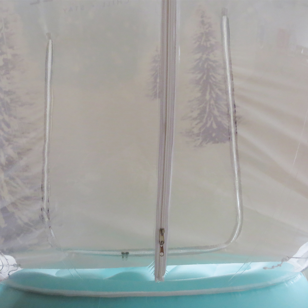 X MAS Party Activities 10ft Inflatable Snow Globe Christmas Decoration Transparent Bubble Tent