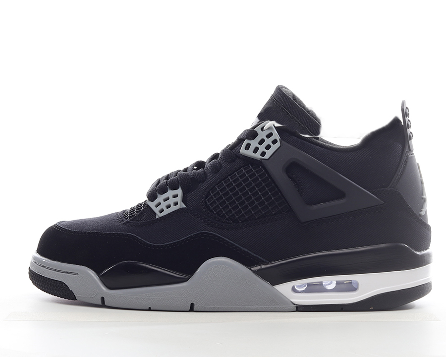 Jumpman 4s Black Canvas Basketball Shoes 4 Black Light Steel Grey White Fire Red outdoor running trainers sports Sneakers Ship With box, #1
Jumpman 4s Black Canvas Basketball Shoes 4 Black Light Steel Grey White Fire Red outdoor running trainers sports Sneakers Ship With box, #1