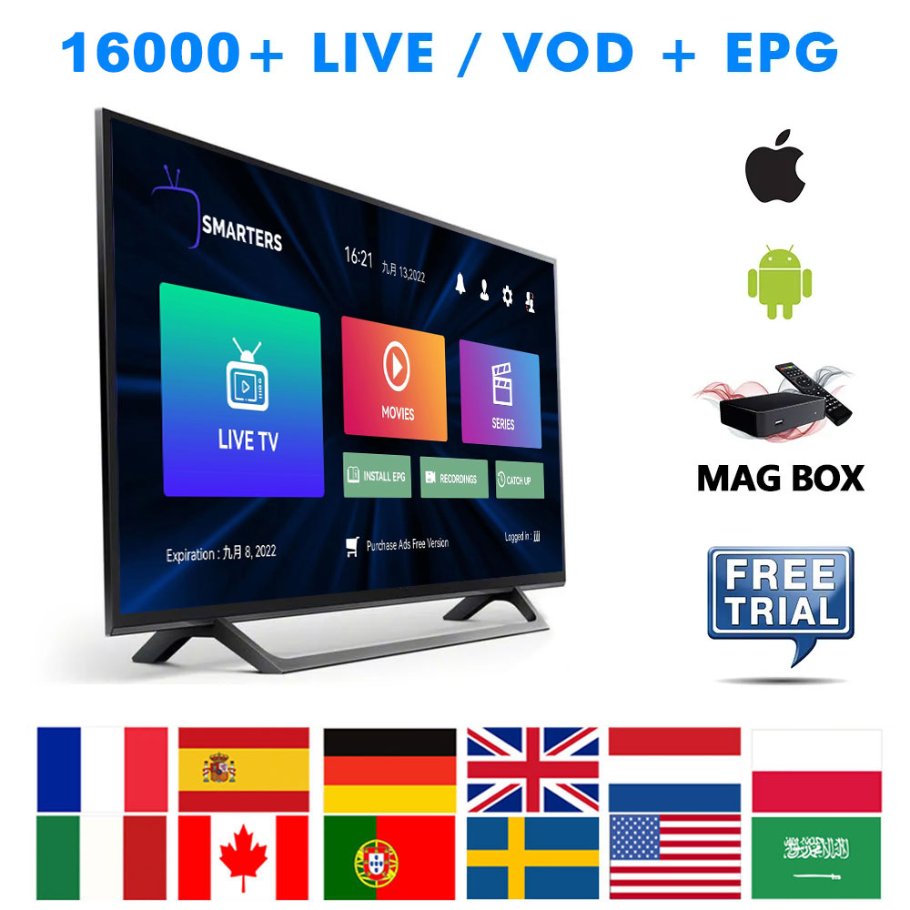 Smart TV tv Parts Support Europe 16000Live vod m3 u Android Smarters Pro Sell to French Germany Italy UK Sweden Switzerland SHOW
Smart TV tv Parts Support Europe 16000Live vod m3 u Android Smarters Pro Sell to French Germany Italy UK Sweden Switzerland SHOW