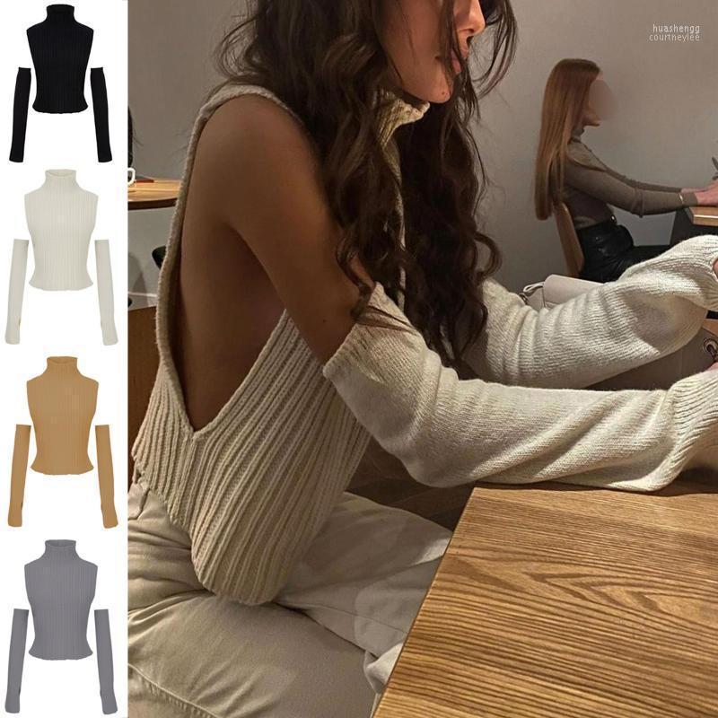 Women' Sweaters Women' Autumn Female Sexy Casual Y2K Knitted Knitwear Ladies Solid Color High Collar Sleeveless Jumpers Pullovers
Women' Sweaters Women' Autumn Female Sexy Casual Y2K Knitted Knitwear Ladies Solid Color High Collar Sleeveless Jumpers Pullovers