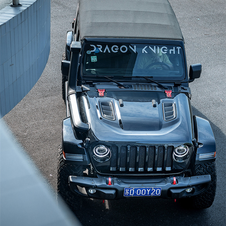 High Beam Headlight for Jeep Wrangler LED Headlight 20 18-2021 DRL Angel Eye Turn Signal Head Lamp Driving Lights