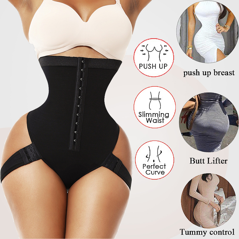 Womens Shapers HEXIN Butt Lifter Control Panties Briefs Booty Lift Seamless Shapewear Slimming Pulling Underwear High Waist Body Shaper fajas 220919