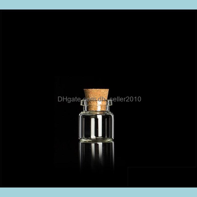 Other 4-55Ml Mini Diy Cute Small Cork Stopper Glass Vial Jars Containers Bottle Drift Pendant Empty C3 Drop Delivery 2021 Jewelry Fin Dhjxn