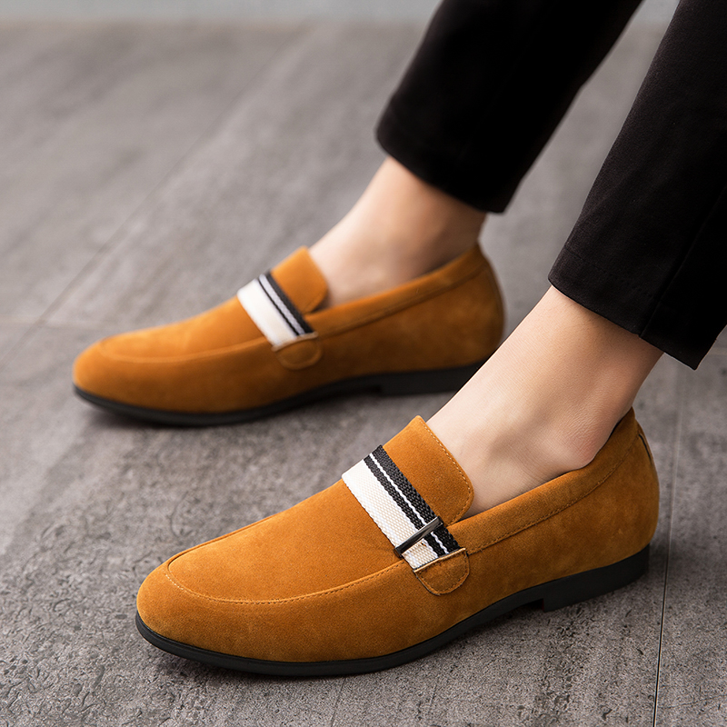Men's Shoes Daily Shoes British Loafers Nubuck Leather Slip-on Solid Color Webbing Fashion Casual Big Size38-48, Green
Men's Shoes Daily Shoes British Loafers Nubuck Leather Slip-on Solid Color Webbing Fashion Casual Big Size38-48, Green