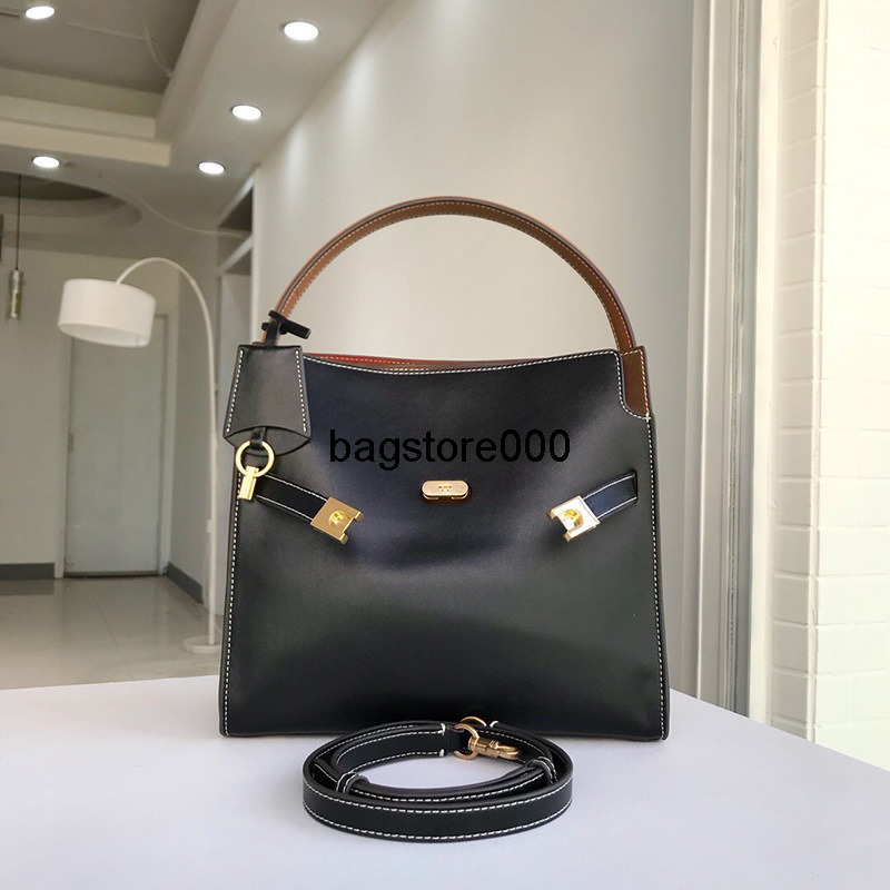 TB new double Lee head leather contrast bag stitching single shoulder diagonal lock daily versatile women's bag
TB new double Lee head leather contrast bag stitching single shoulder diagonal lock daily versatile women's bag