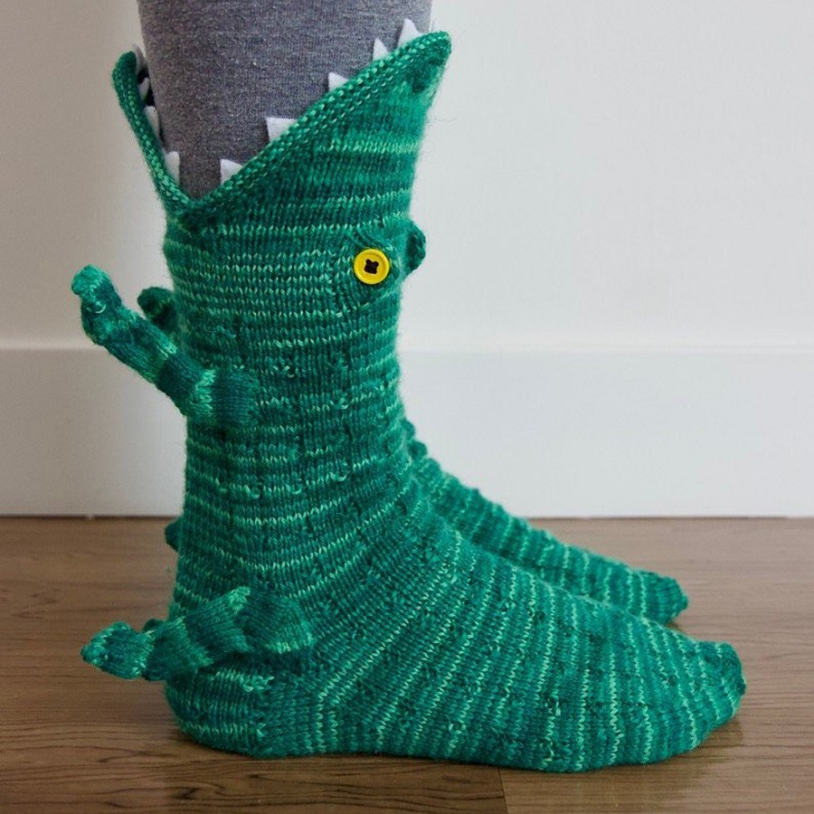 Novelty Sock Unisex Knit Crocodile Shark Floor Socks Women and Men Winter Home Warm Socks, Pink
Novelty Sock Unisex Knit Crocodile Shark Floor Socks Women and Men Winter Home Warm Socks, Pink