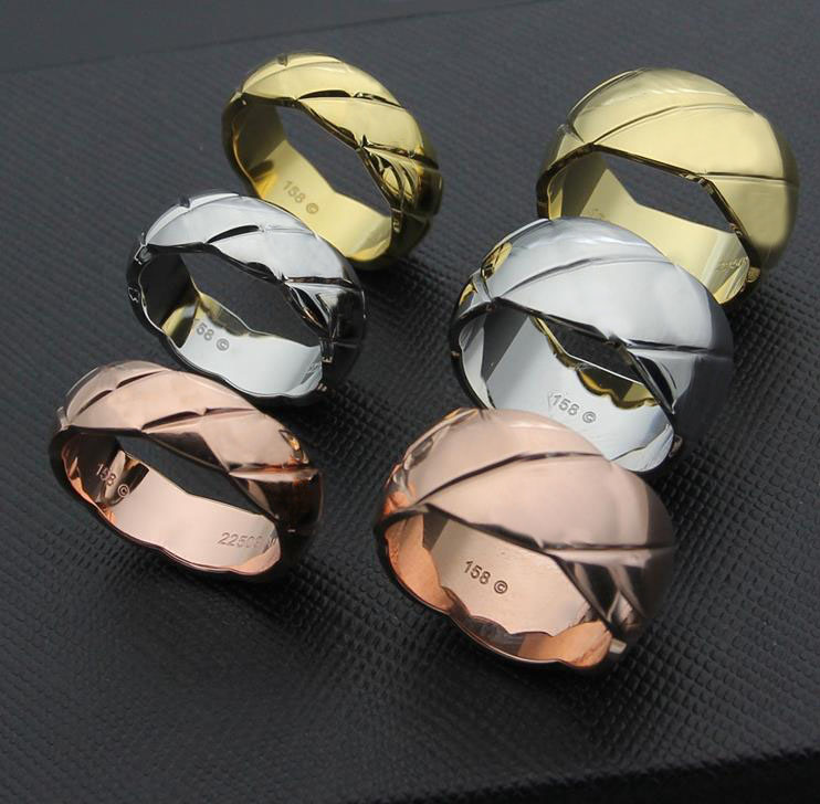 Fashion gold titanium steel silver ring bague for Woman Party wedding lovers gift engagement rings jewelry
Fashion gold titanium steel silver ring bague for Woman Party wedding lovers gift engagement rings jewelry