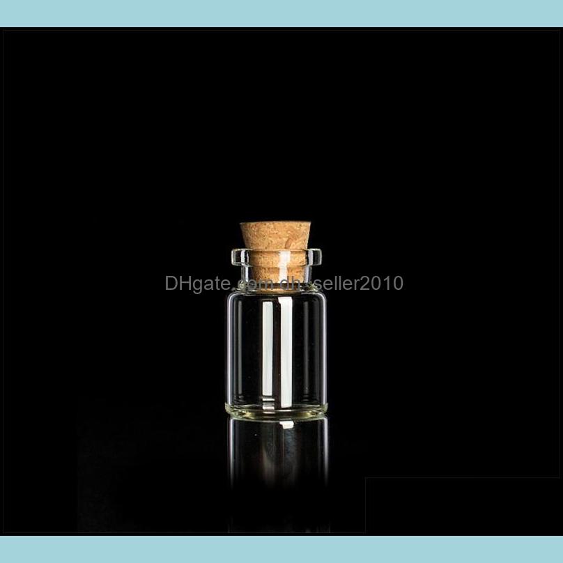 Other 4-55Ml Mini Diy Cute Small Cork Stopper Glass Vial Jars Containers Bottle Drift Pendant Empty C3 Drop Delivery 2021 Jewelry Fin Dhjxn