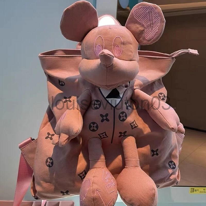 Designer Cute Cartoon Mouse Bag Mens Womans Tote Shoulder Handbag New Fashion Luxurious Doll Bag Large Capacity Leisure Canvas Basketball School Backpack, 1111 
Designer Cute Cartoon Mouse Bag Mens Womans Tote Shoulder Handbag New Fashion Luxurious Doll Bag Large Capacity Leisure Canvas Basketball School Backpack, 1111