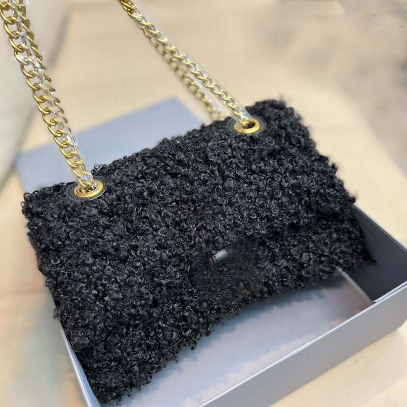 Designer Wool mini Chain totes bags womens guitars organ hourglass handbags wallet Style furry plus small white blcak crossbody shoulders bag underarm purses, Colour 4
Designer Wool mini Chain totes bags womens guitars organ hourglass handbags wallet Style furry plus small white blcak crossbody shoulders bag underarm purses, Colour 4