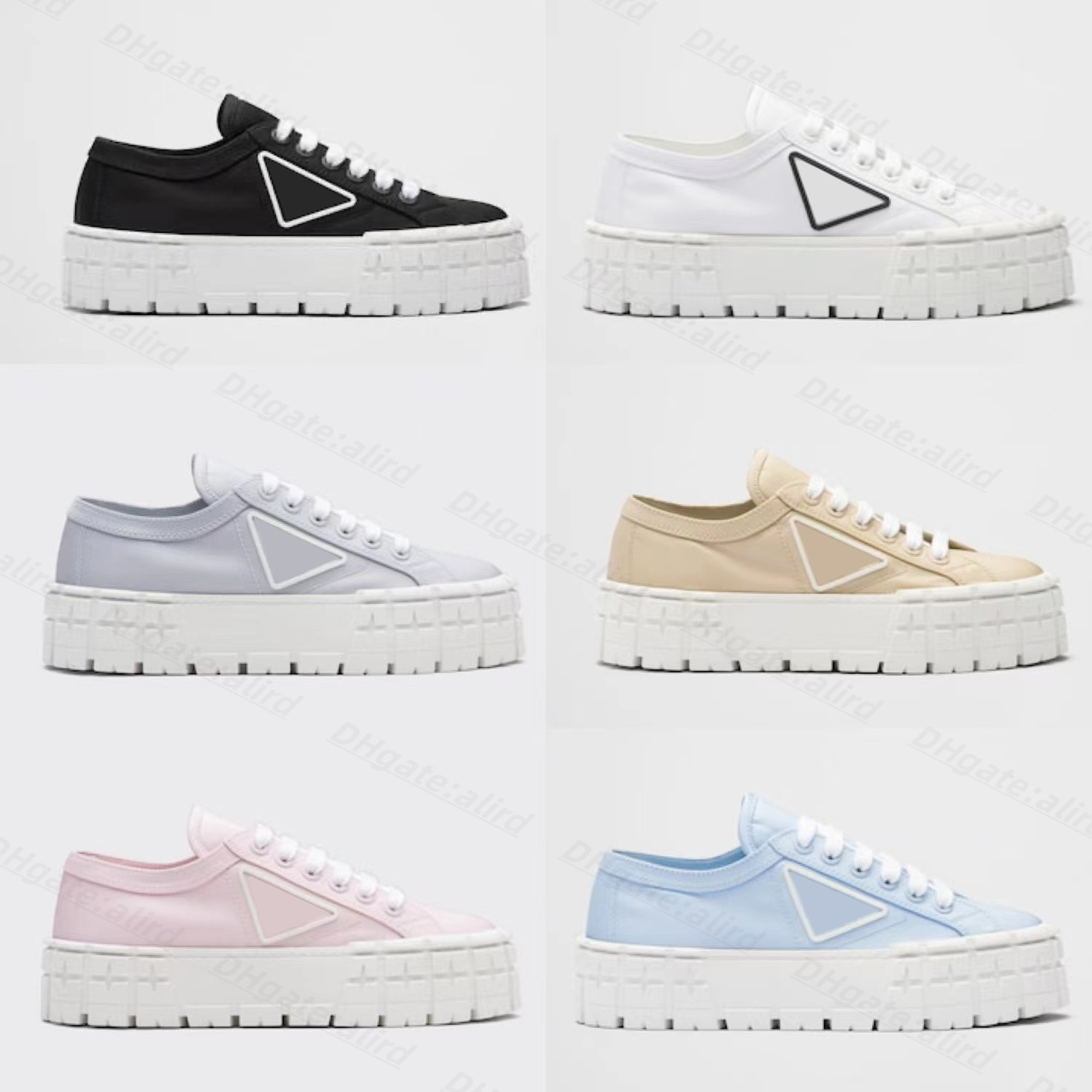 Double Wheel nylon gabardine sneakers Platform Thick Sole Casual Shoes Designer Luxury Gabardine Classic CanvasSolid Color Non-slip lace up, Pink
Double Wheel nylon gabardine sneakers Platform Thick Sole Casual Shoes Designer Luxury Gabardine Classic CanvasSolid Color Non-slip lace up, Pink