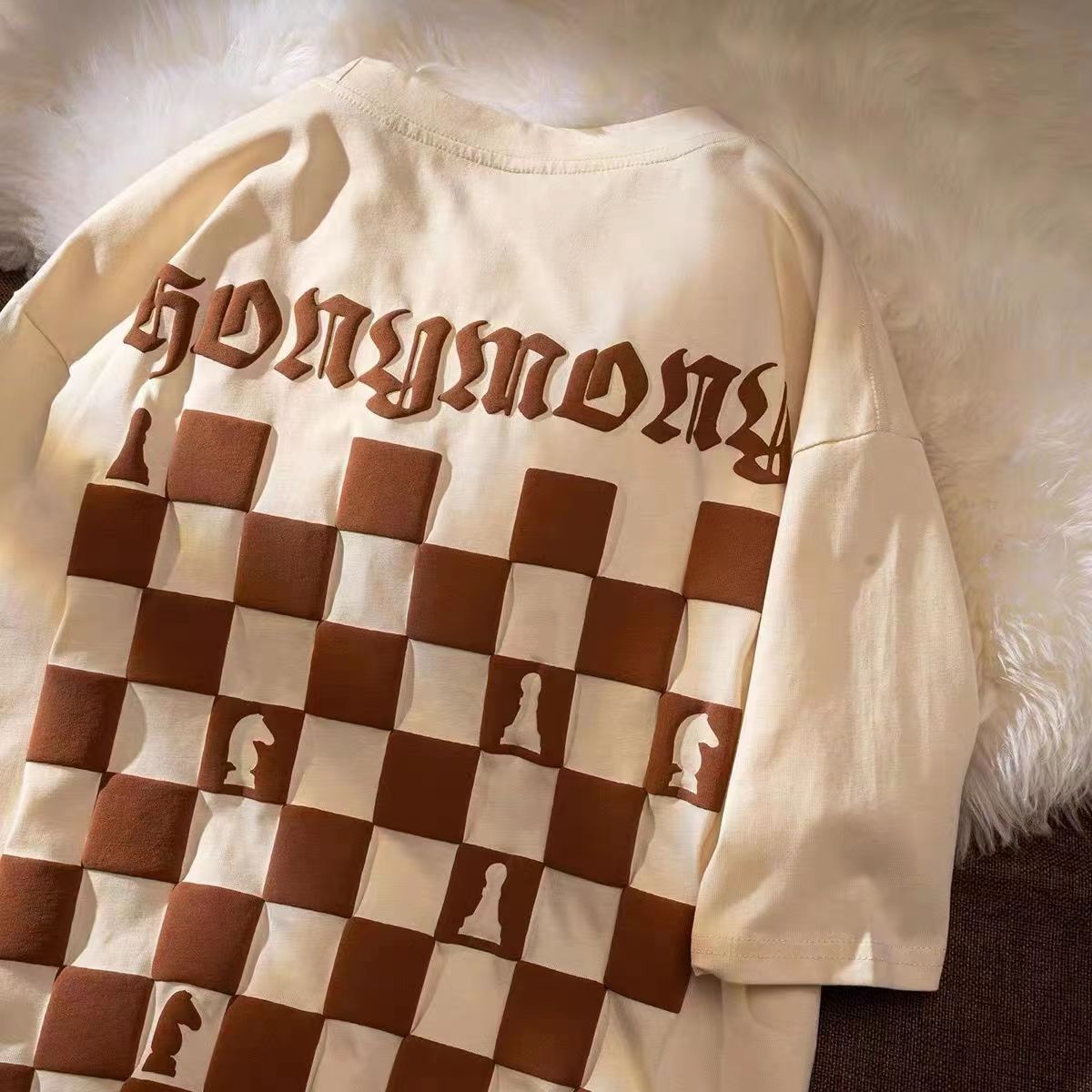 Tees Mens International chess Print T Shirts Black Fashion Designer tshirts mens classic Smiley Men Women fashion T-shirt Casual hip hop Quality Size S-4XL
Tees Mens International chess Print T Shirts Black Fashion Designer tshirts mens classic Smiley Men Women fashion T-shirt Casual hip hop Quality Size S-4XL