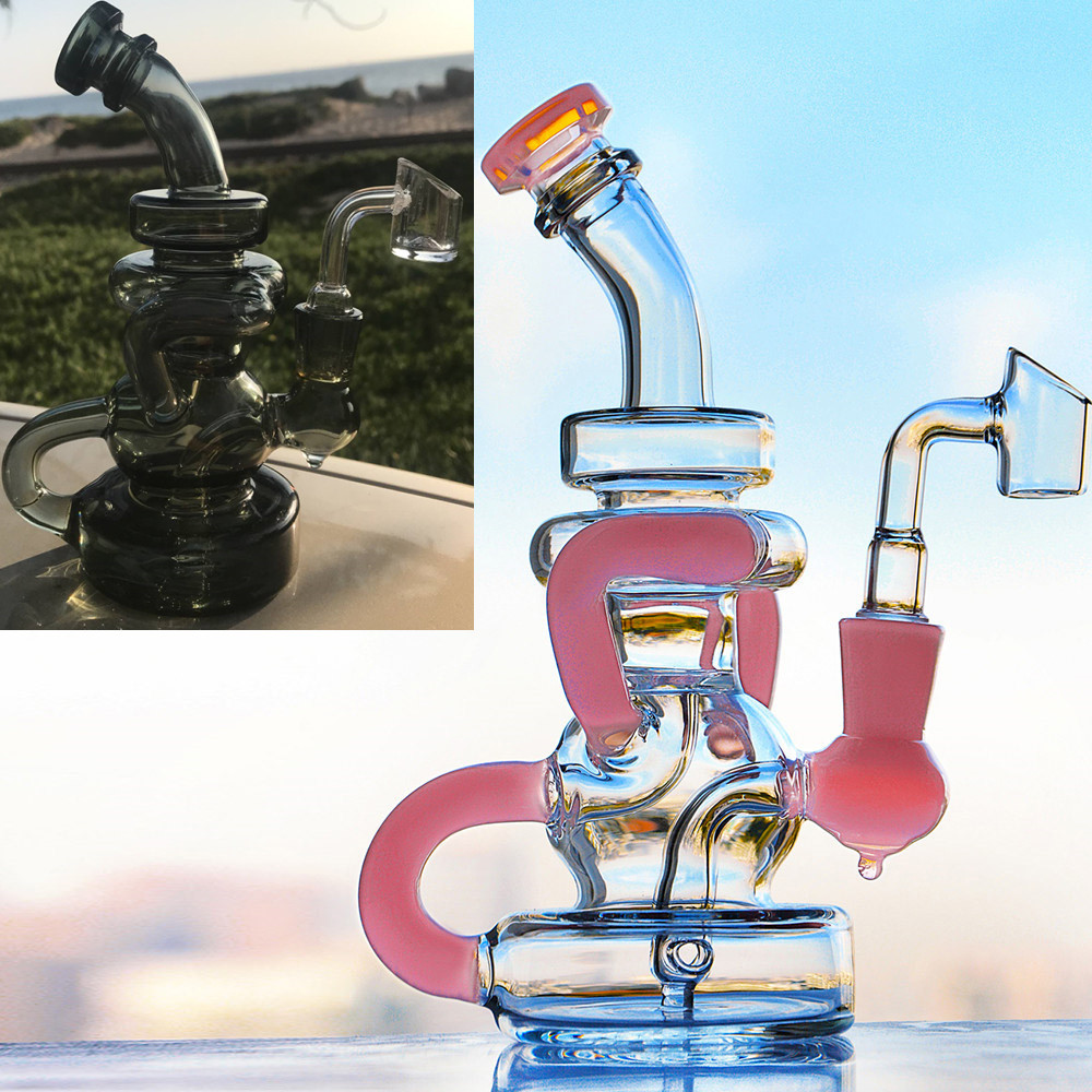 Pink Recycler Glass Hookah Bongs Purple Small Dab Rig Water Pipes with 14mm Joint Percolator Smoking Ash Catcher Bubbler
Pink Recycler Glass Hookah Bongs Purple Small Dab Rig Water Pipes with 14mm Joint Percolator Smoking Ash Catcher Bubbler