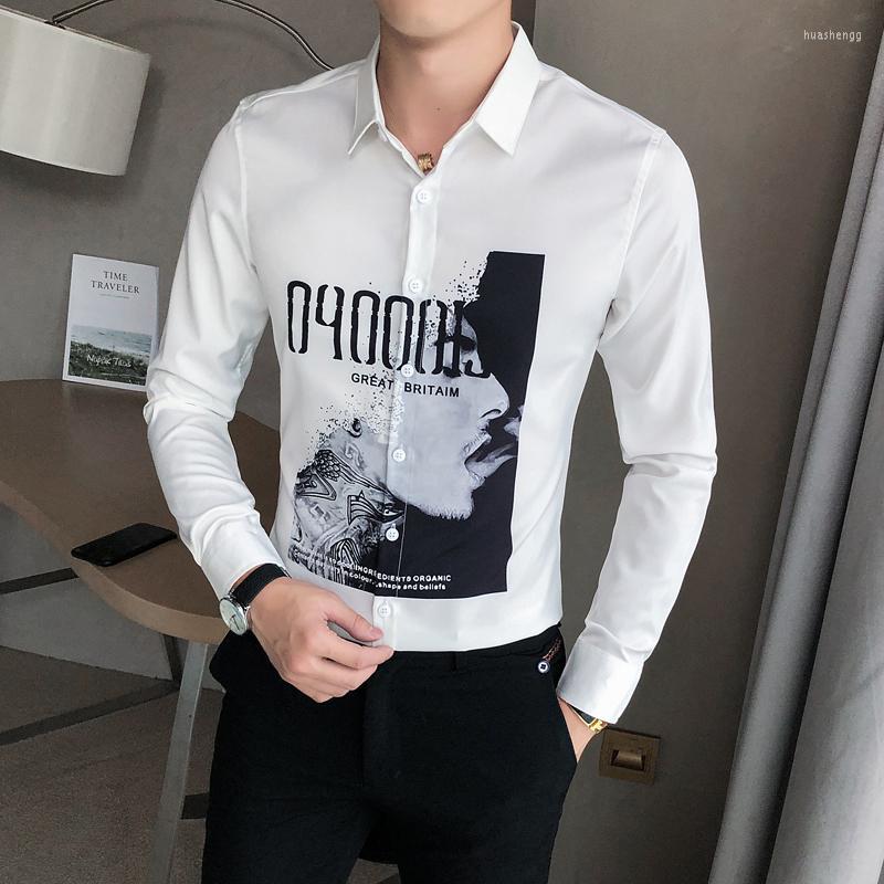 Men's Casual Shirts Character Print For Men Camisa Social Masculina Slim Fit Camisas Hombre Manga Larga Streetwear Shirt Male V761, Black
Men's Casual Shirts Character Print For Men Camisa Social Masculina Slim Fit Camisas Hombre Manga Larga Streetwear Shirt Male V761, Black