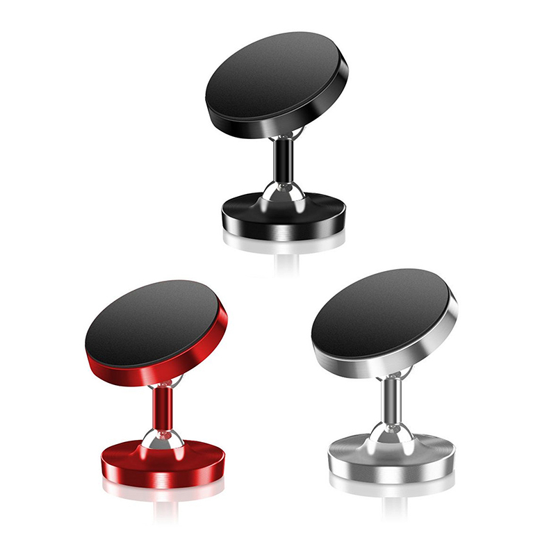car mobile phone holder 360 rotating center console dashboard strong magnets magnetic