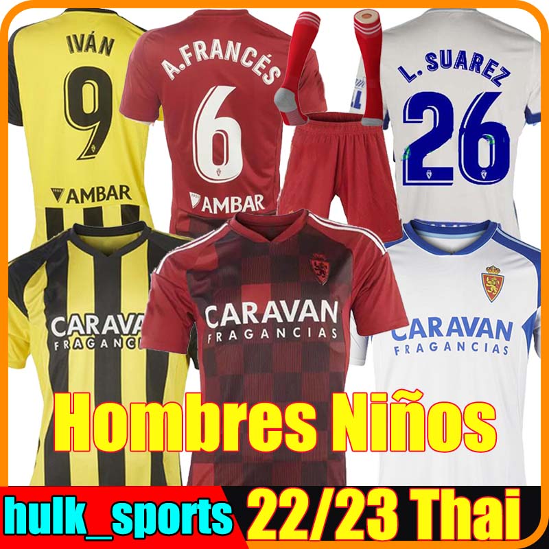 2022 Real Zaragoza L.SUAREZ Soccer Jersey NarvAez A.Frances 22/23 Ivan VADA Fran Gamez MoLLEJO Maillots De Foot Shirt JAVI ROS POMBO MIGUEL ALEJANDRO Kits sock Full set, Salagesa 22-23 away
2022 Real Zaragoza L.SUAREZ Soccer Jersey NarvAez A.Frances 22/23 Ivan VADA Fran Gamez MoLLEJO Maillots De Foot Shirt JAVI ROS POMBO MIGUEL ALEJANDRO Kits sock Full set, Salagesa 22-23 away