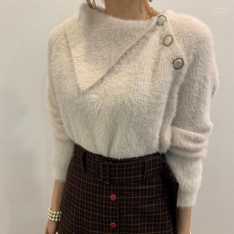 Women' Sweaters Women' Vintage Knitted Jumper Sweater Chic Girl Preppy Design Button Turtleneck Tops Pullovers 2022 Fall Winter, Gray
Women' Sweaters Women' Vintage Knitted Jumper Sweater Chic Girl Preppy Design Button Turtleneck Tops Pullovers 2022 Fall Winter, Gray