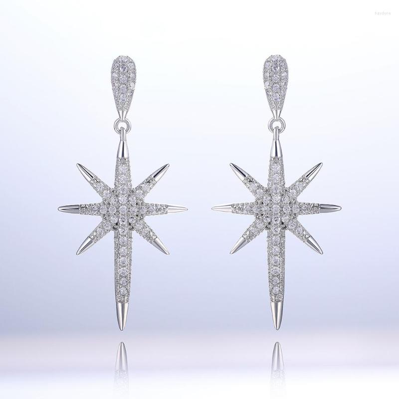 Dangle Earrings Bohe Big Star Drop Earrring Pave Cz Silver Color Anniversary Wedding For Women Party Jewelry Gift
Dangle Earrings Bohe Big Star Drop Earrring Pave Cz Silver Color Anniversary Wedding For Women Party Jewelry Gift