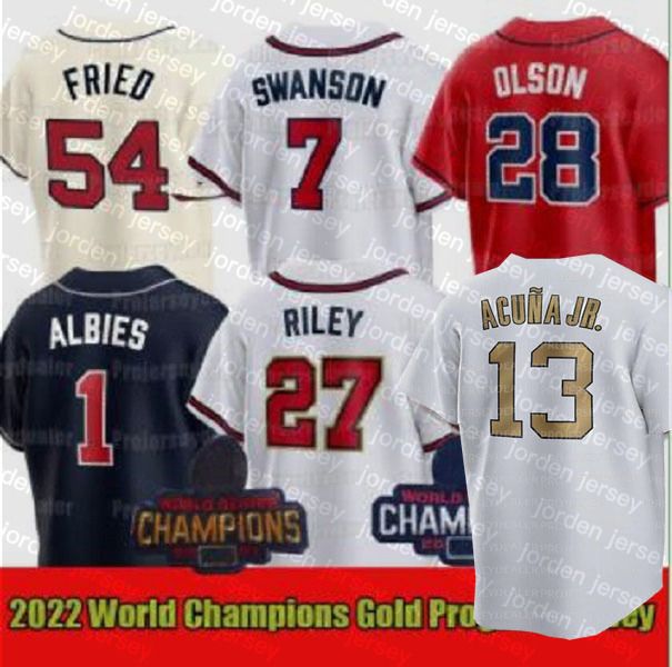 Custom NEW Baseball Jerseys Austin Riley 2022 Brave Jersey Max Fried Dansby Swanson Ronald Acuna Jr. Ozzie Albies Matt Olson Eddie Rosario Marcell, White cool base s-3xl
Custom NEW Baseball Jerseys Austin Riley 2022 Brave Jersey Max Fried Dansby Swanson Ronald Acuna Jr. Ozzie Albies Matt Olson Eddie Rosario Marcell, White cool base s-3xl