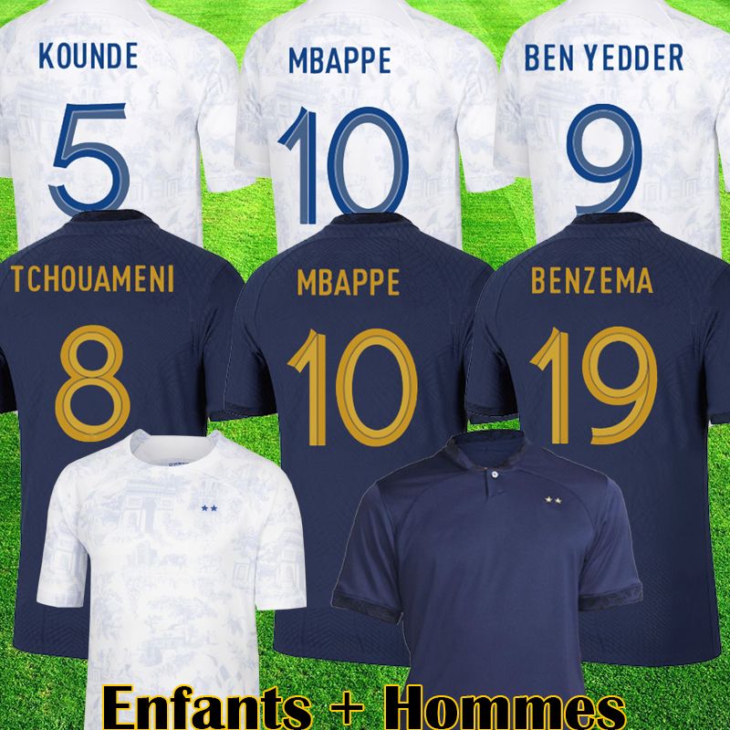 Maillots de football 2022 QATAR World Cup Soccer Jersey French BENZEMA Football shirts MBAPPE GRIEZMANN POGBA maillot foot kit top shirt hommes enfants MEN kids, Away kids (no socks)
Maillots de football 2022 QATAR World Cup Soccer Jersey French BENZEMA Football shirts MBAPPE GRIEZMANN POGBA maillot foot kit top shirt hommes enfants MEN kids, Away kids (no socks)