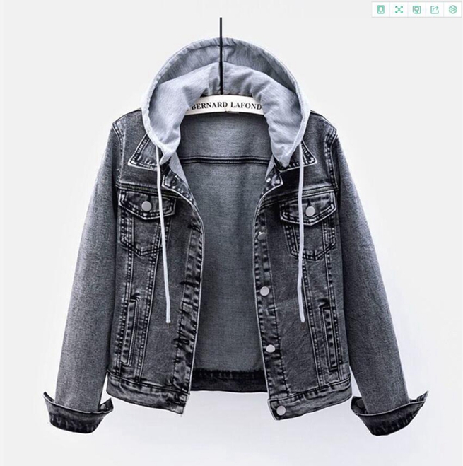 Women Denim jacket Coat Harajuku Short Jeans jackets VINTAGE Blue Black Casual Outerwear Plus Size 5XL female Streetwear Hooded Chaqueta Ladies Jean Tops, Customize
Women Denim jacket Coat Harajuku Short Jeans jackets VINTAGE Blue Black Casual Outerwear Plus Size 5XL female Streetwear Hooded Chaqueta Ladies Jean Tops, Customize