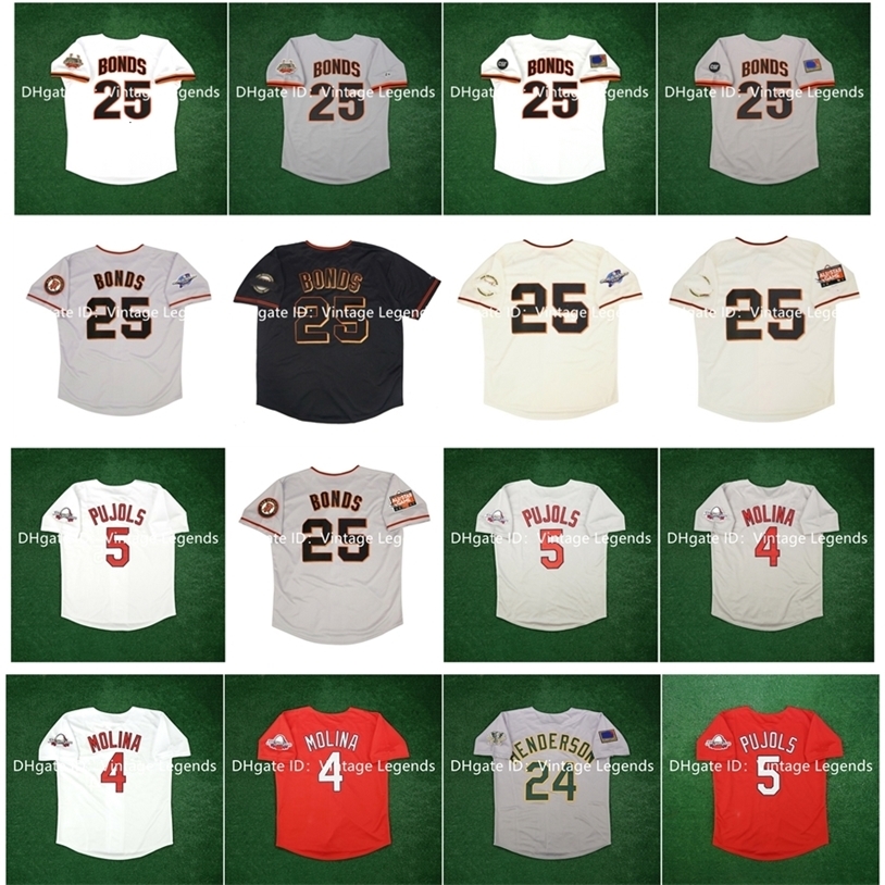 Gla1999 Barry Bonds 2002 World Series 2007 2009 All Star Albert Pujols Yadier Molina 1994 Rickey Henderson Size S-4XL, As pic
Gla1999 Barry Bonds 2002 World Series 2007 2009 All Star Albert Pujols Yadier Molina 1994 Rickey Henderson Size S-4XL, As pic