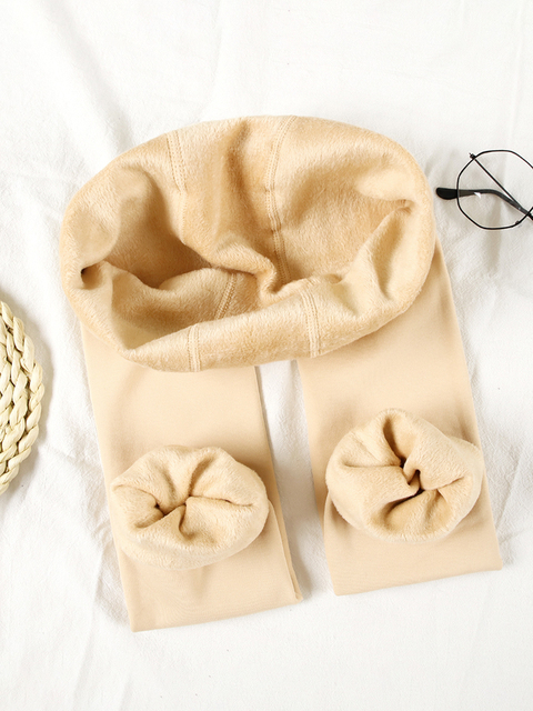 Womens Leggings ATHVOTAR Winter Warm High Waist Girl Casual Leggins Thicken Push Up Elasticity for 220919