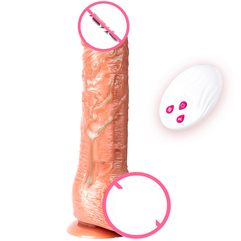 Realistic Male Dildo Wireless Remote Control Couple and Female Sex Toys