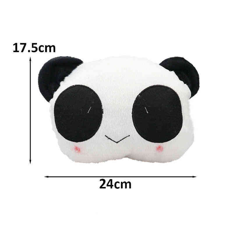 Cushions 1Pc/ 2Pcs toon Pillow Cute Panda Headrest Support Neck Cushion Head Rest Bone Seat Cover Car Accessories 0919