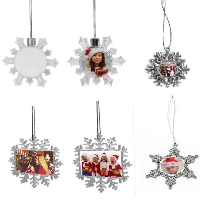 Sublimation Blank Snowflake Pendants Christmas Ornaments Thermal Transfer Printing Blanks Ornament White Customized DIY Tree Decor 920
Sublimation Blank Snowflake Pendants Christmas Ornaments Thermal Transfer Printing Blanks Ornament White Customized DIY Tree Decor 920