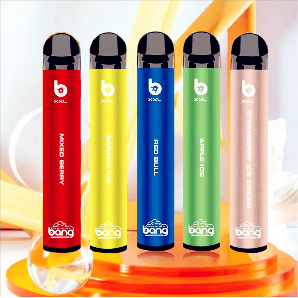 BANG XXL 2000 PUFFS disposable vape Electronic Cigarettes device kits 1000Puffs 7ml Cartridge Pod 1100mAh Battery vapors
BANG XXL 2000 PUFFS disposable vape Electronic Cigarettes device kits 1000Puffs 7ml Cartridge Pod 1100mAh Battery vapors