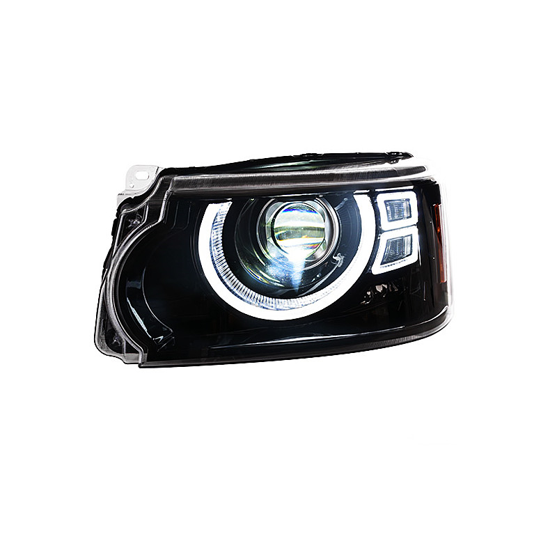 Car Headlights for Range Rover 20 05-20 13 LED Turn Signal Lights High Beam Angel Eye Head Lamp Replacement