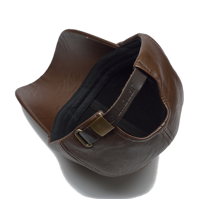 Ball Caps NORTHWOOD High Quality WInter PU Leather Baseball Men Hat Casquette Gorras Para Hombre Mens Trucker 220920