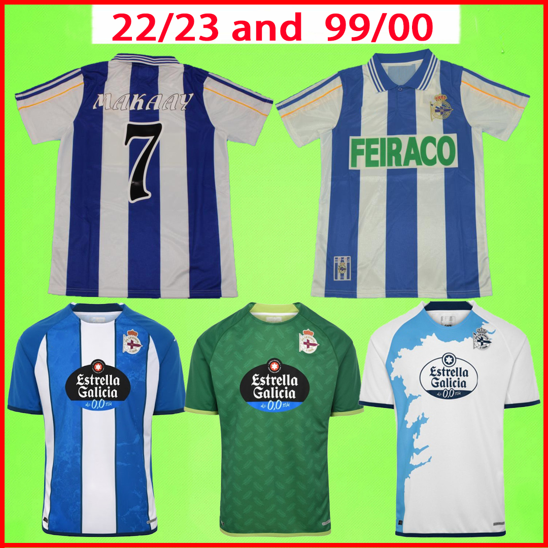 22 23 soccer jerseys Deportivo de La Coruna MOLLEJO DEPORTIVISTA TURU FLORES 1999 2000 retro football shirts vintage 99 00 PAULETA MAKAAY Camisa de futebol 2022 2023
22 23 soccer jerseys Deportivo de La Coruna MOLLEJO DEPORTIVISTA TURU FLORES 1999 2000 retro football shirts vintage 99 00 PAULETA MAKAAY Camisa de futebol 2022 2023