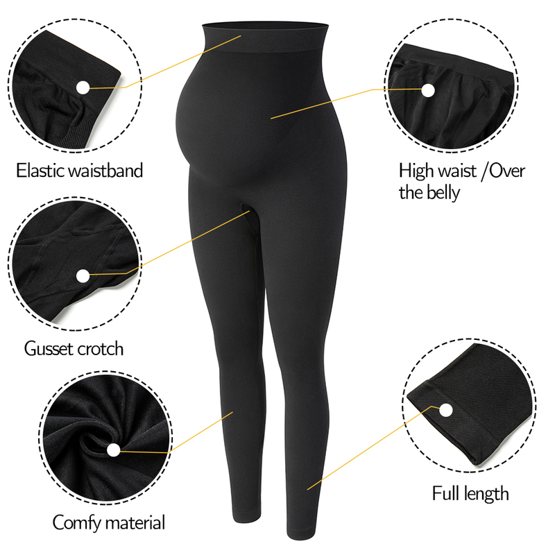 Womens Leggings Maternity High Waist Belly Support Leggins for Pregnant Women Pregnancy Skinny Pants Body Shaping Postpartum Trousers 220919