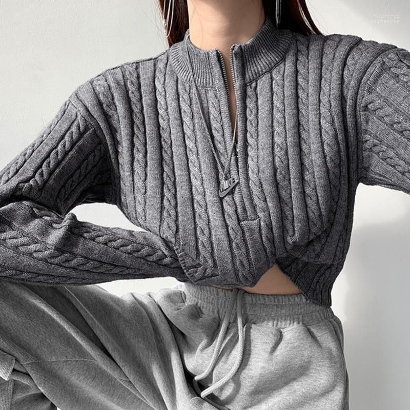 Women's Sweaters Women's Zipper Winter Knitted Women Cashmere Soft Solid Long Sleeve Female Pullovers 2022 Korean Streetwear Thin, Black
Women's Sweaters Women's Zipper Winter Knitted Women Cashmere Soft Solid Long Sleeve Female Pullovers 2022 Korean Streetwear Thin, Black